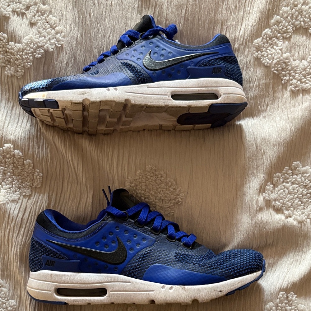 Nike Royal Blue and Black Air Sneakers
